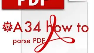 T34 how to parse pdf