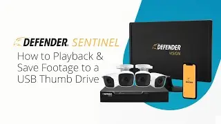 How to Playback & Save Footage to a USB Thumb Drive | SENTINEL