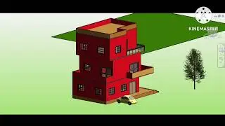 #3dmodel revit design #30'x25' revit design model #2bhk house 🏠 design #viralvideo #dreamhome
