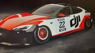 Tesla Model S Wrap Design in Flexisign