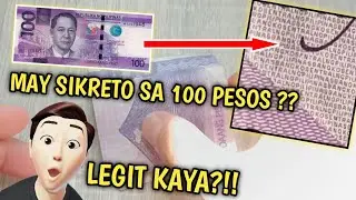 PAG NI ZOOM Yung 100 Pesos Meron daw sulat ?? Na maliliit??