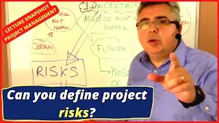 Can you define project risks? Project risk management is a critical definition to Project Management