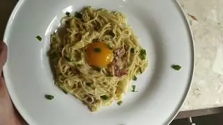 Карбонара Мужская кулинария Слабонервным не смотреть