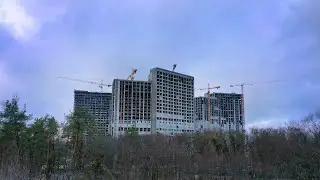 25.12.2020 Аэрооблет ЖК Диброва Парк. 4K