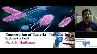 Outline of Enumeration of Bacteria Explained in Tamil