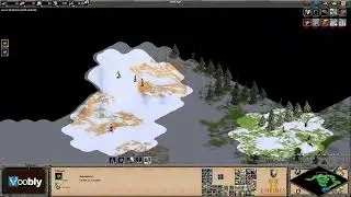 Voobly AOE2 1.6: Nomad, Bohemians vs Hindustanis
