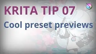 Krita tip 07. Making cool presets previews