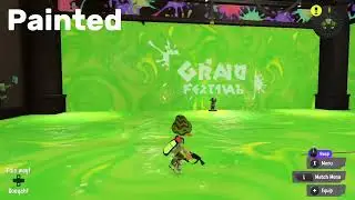The lobby during the Grand Festival (Splatoon 3)
