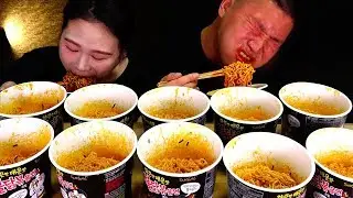밤토리4X프란6 불닭볶음면 빨리 먹기 Korean Spicy Noodle Challenge Mukbang