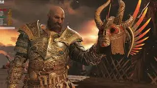 Ideapad Gaming 3 RTX 3060 2021 - VBIOS Lenovo 105W - God Of War - Batalha contra Valquiria.
