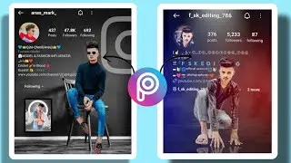 Trending  instagram Photo Editing In PicsArt | Double Photo Editing In PicsArt PicsArt Photo Editing
