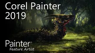 Corel Painter 2019 - Swamp Dragon (Davey Baker)
