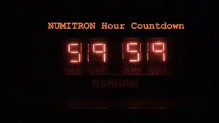 Numitron Tube 1 Hour Countdown
