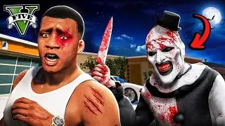 GTA 5 Nunca Ataques a EL PAYASO ART de TERRIFIER! 🤡🔪