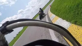 KTM 690 SMC Chasing Ducati 1098 SBK at TMP (Cayuga)