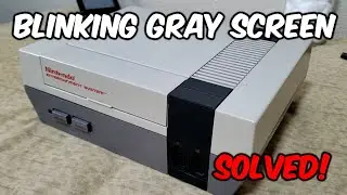 Nintendo NES - Blinking Gray Screen - Blinking Power LED Light FIX