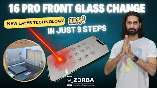 iPhone 16 Pro Max Broken Screen Glass Change. With Cold Laser Technology 😍