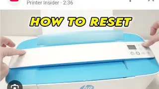 How to Head  Reset hp Ink Tank  319 printer -youtube video 2025