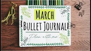 MARCH PLAN WITH ME | Bullet Journal Setup | Mart 2019