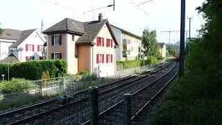 2x SZU - Pendel bei der Einfahrt / Ausfahrt in Adliswil ZH