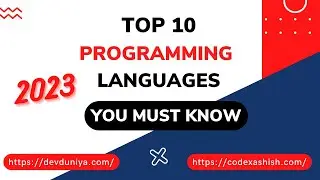 Top 10 Programming Languages 2023 | Best Programming Languages in 2023 | Programming Languages