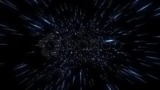 Flying Through Hyperspace (30Fps). Stock Footage