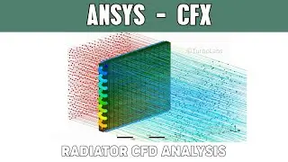 CFD simulation of flow in a radiator