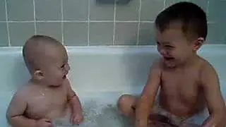 ethan and evans first bath