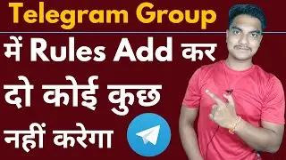 How to set rules in telegram group | Telegram group me rules kaise set kare | Rose bot settings