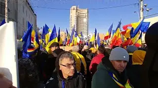 Protest împotriva deciziei CCR ora 14, 12 ianuarie 2025