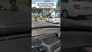 На трассе М-5 рядом с Побочинскими дачами сбили пешехода😱
