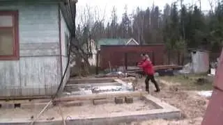 Как сделать новый фундамент под домом