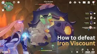 Defeating Giant Crab for an achievement | Iron Viscount (Spin to win) | Fontaine - Genshin Impact