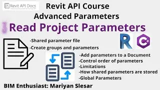 Advanced Parameters Course in Revit API | Read Project Parameters