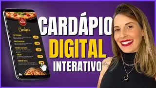 Como Fazer Cardápio Digital Grátis no Canva? | Passo a Passo 100% Online