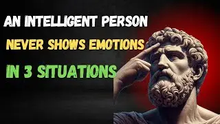 An Intelligent Person Never Shows Emotions in 3 Situations - Stoicism