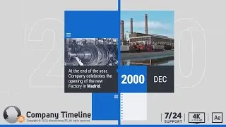 Company Timeline - After Effects Template