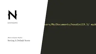 Setting Up A Default Scene In Houdini