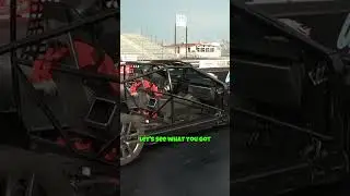 TESLA Model S Plaid SPEEDS Down Drag Strip (Rebuilt) 🔥🔥 #shortsfeed #shorts #tesla #plaid