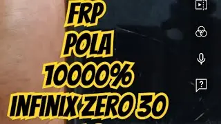 frp infinix zero 30 4G