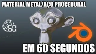 COMO CRIAR MATERIAL DE METAL/AÇO NO BLENDER EM 49 SEGUNDOS