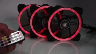 Aigo DR12 Pro 120mm Fan Adjust Argb Mute IR AURA SYNC Cooler Master RGB Cooling Computer Fans