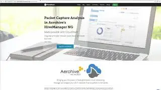 Network Troubleshooting with Aerohive Hivemanager NG and CloudShark