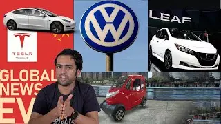 EV Roundup #2 : Tesla Model 3 Price | Volkswagen Battery Factory | Nissan Woes | Daymak  BoomerBuggy