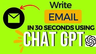 Write Email in 1 minute using ChatGPT | Content writing using ChatGPT | Earn money using Chat GPT