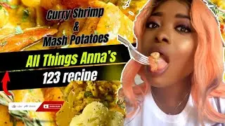 The Easiest Curry Coconut Shrimp & Mash Potato Recipe/Meal Under 15 Mins//Authentic Jamaican Recipe