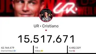 UR · Cristiano Ronaldo YOUTUBE CHANNEL: Live Subscriber