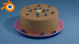 🥞Создание Блинов в Blender 3D🥞