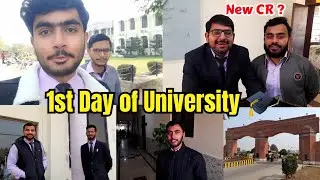 My 1st Day of University after semester break 😁 New CR in the Town 😜