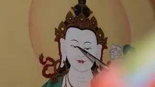 Chenrezig Eye opening / @enlightenmentthangka